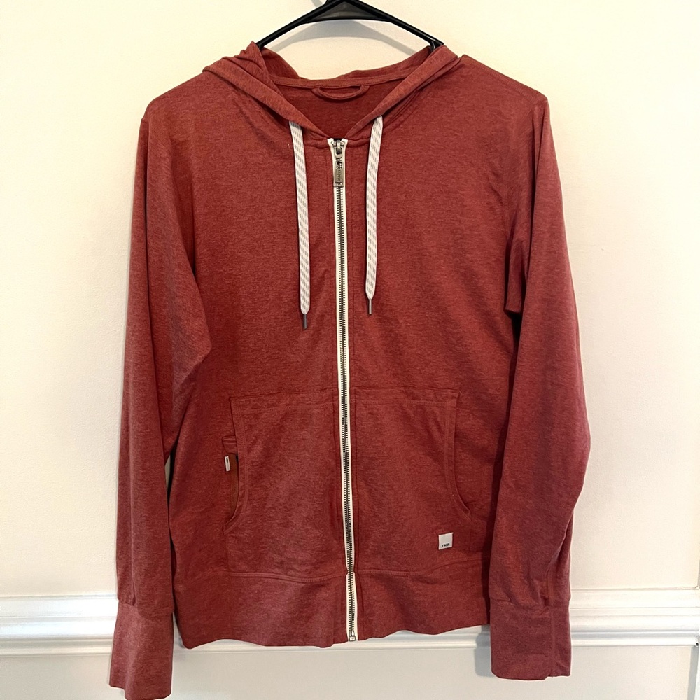 Red Zip-Up Hoodie